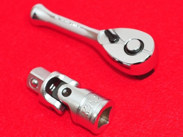 ★KTC 9.5 ショートラチェットハンドル ユニバーサルジョイント セット BRC3S+BJ3★拍卖