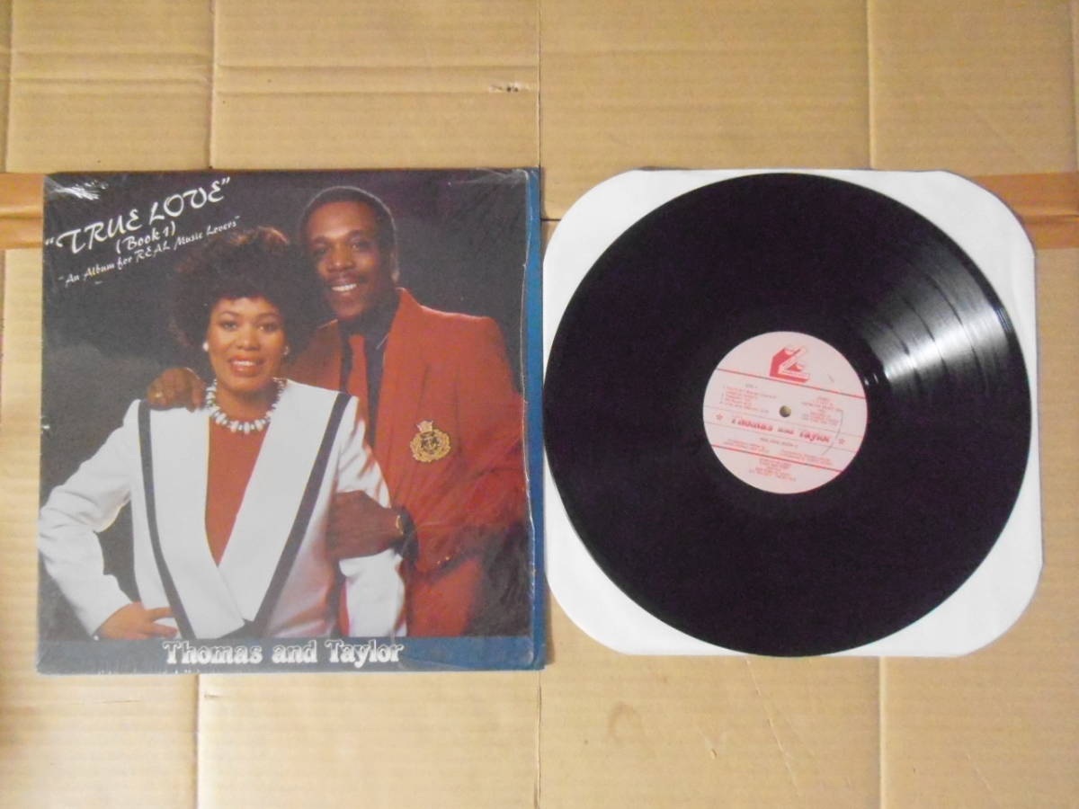 LP Thomas And Taylor「TRUE LOVE (BOOK 1)」輸入盤 THOM/TAY 007 初版 シュリンク付 盤両面にプレス時の微かなかすり傷 ジャケットは綺麗拍卖