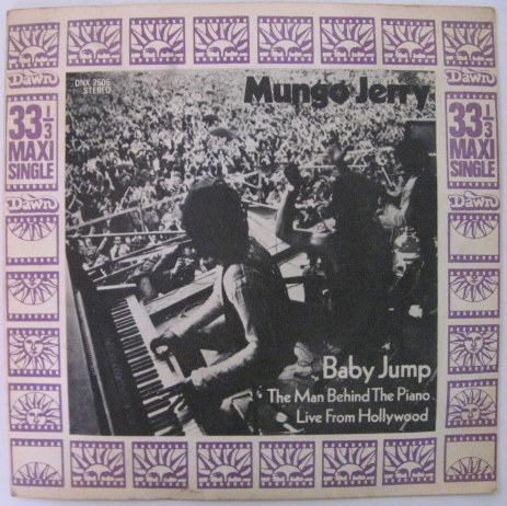 ★EP★MUNGO JERRY★BABY JUMP/THE MAN BEHIND THE PIANO/LIVE FROM HOLLYWOOD★マンゴー・ジェリー★UKオリジナル盤拍卖