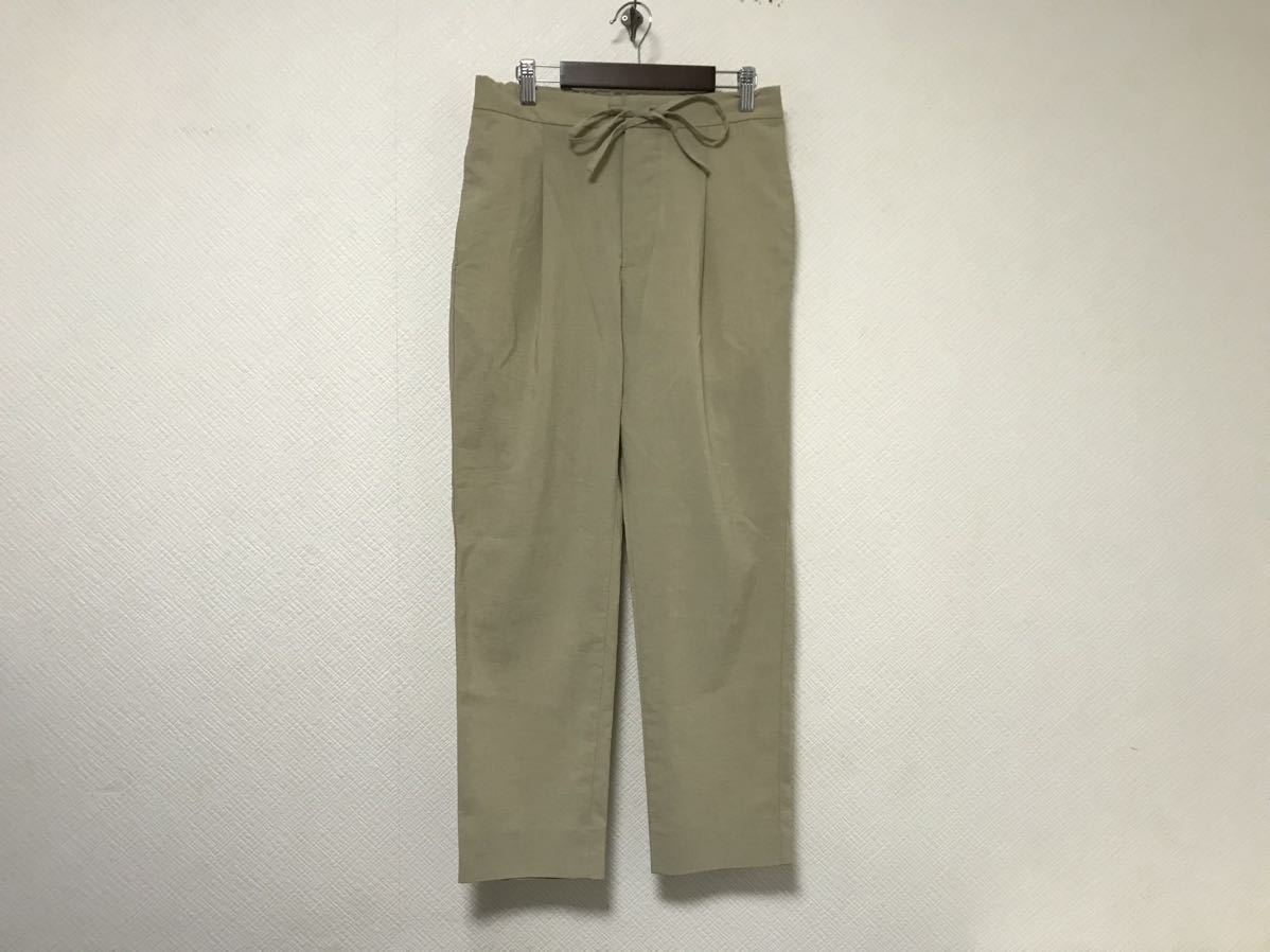 本物ビューティーアンドユースUNITEDARROWSユナイテッドアローズサマーイージースラックスパンツミリタリーアメカジメンズMベージュ拍卖