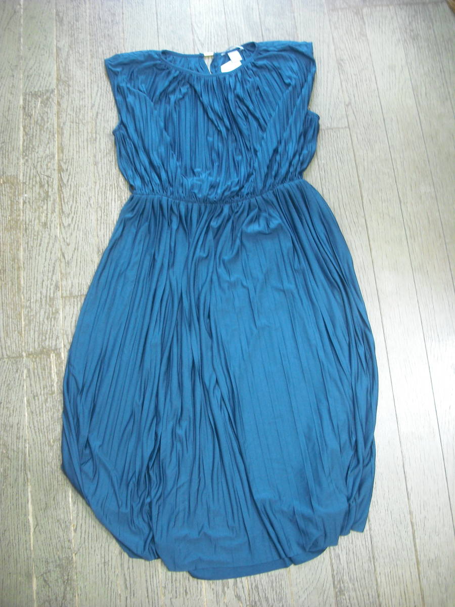 ワンピース:H&M ブルーグリーンっぽい サイズはEURのM拍卖