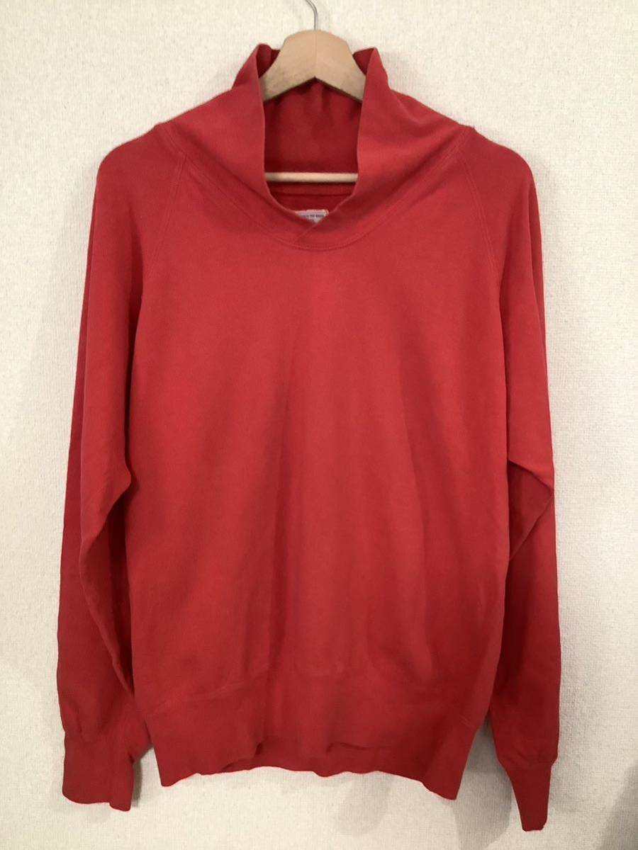 SHIPS シップス OUTFITTERS アウトフィッターズ モックネックスウェット トレーナー セレクト レッド メンズ 古着拍卖