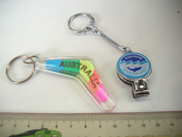 キーホルダー■ オーストラリア 爪切り、ブーメラン ■/#4425拍卖