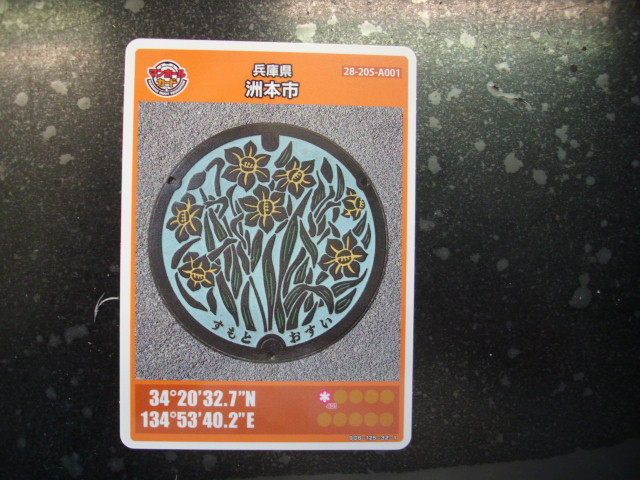 ■マンホールカード■洲本市■ダム(#143拍卖