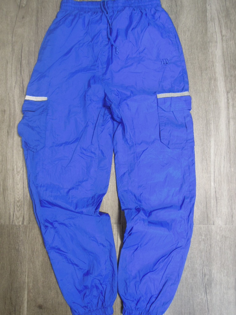 15k 90's Wilson ウイルソン裏地付きナイロン カーゴロングパンツ シャカシャカパンツ拍卖