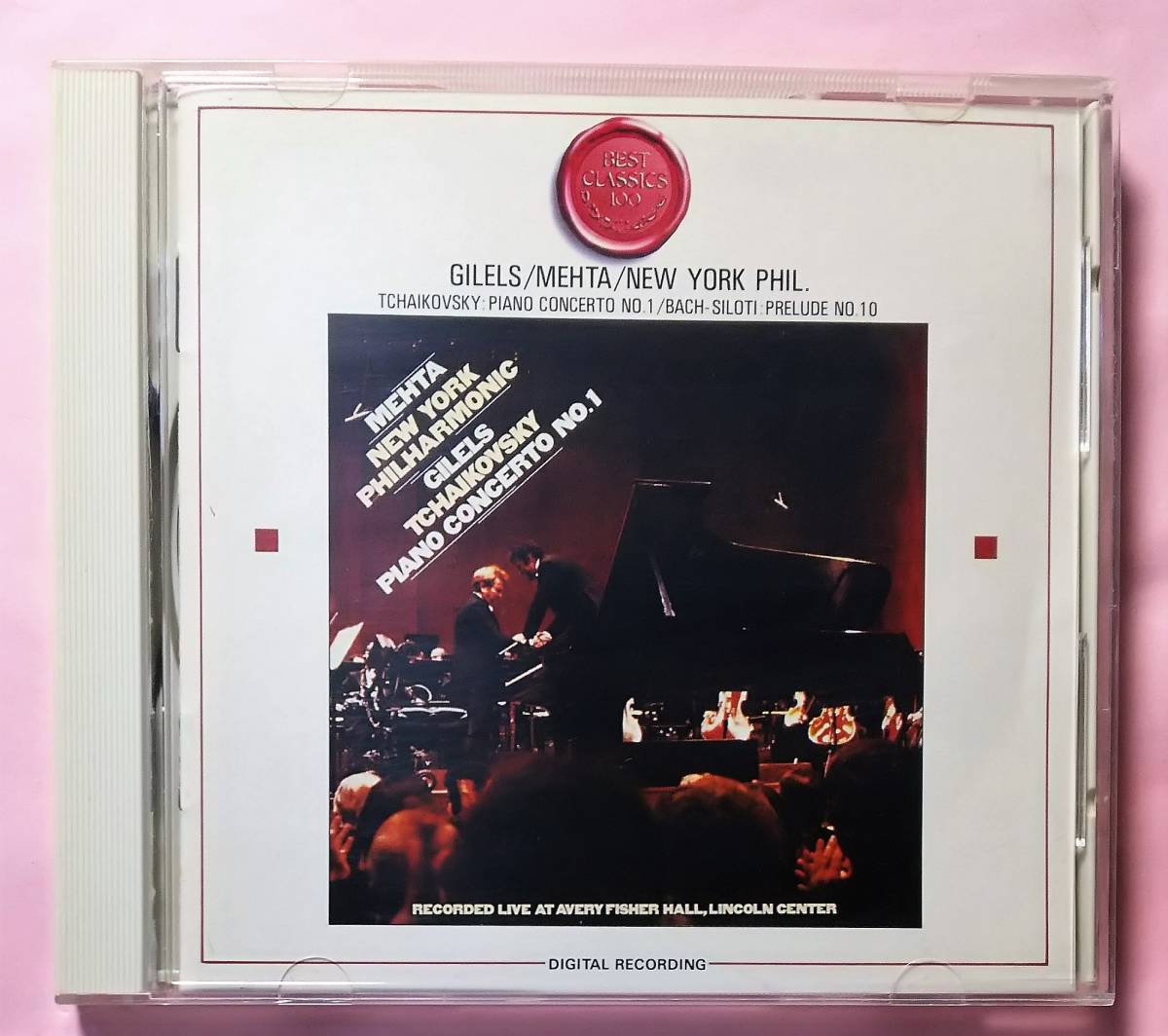 ♪即決/ギレリス(ピアノ)チャイコフスキー:ピアノ協奏曲第1番/バッハ:前奏曲第10番/メータ(指揮)拍卖