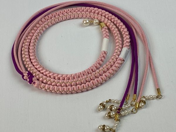 ▼三作▼送料無料 新品税込 振袖用 正絹帯締め 帯〆 59拍卖