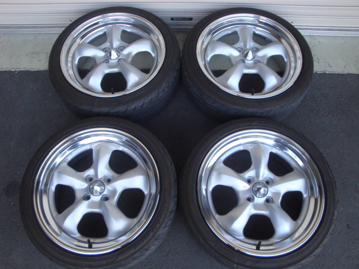 コンパクトカーに! グッカーズ 17インチアルミ+ヨコハマ アドバン FLEVA 195/45R17 4本セット!!拍卖