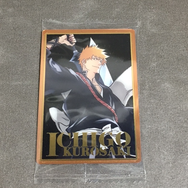 【14V 黒崎一護(箔押しレア)】BLEACH ウエハース2 メタリックプラカード ブリーチ カード 拍卖