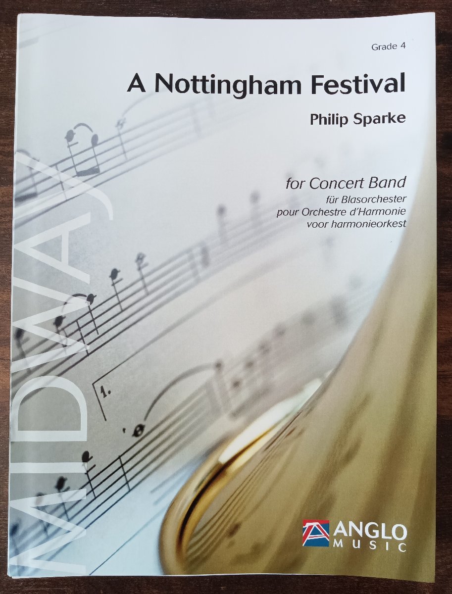 送料無料 吹奏楽楽譜 フィリップ・スパーク:ノッティンガム・フェスティバル 試聴可 スコア・パート譜セット拍卖
