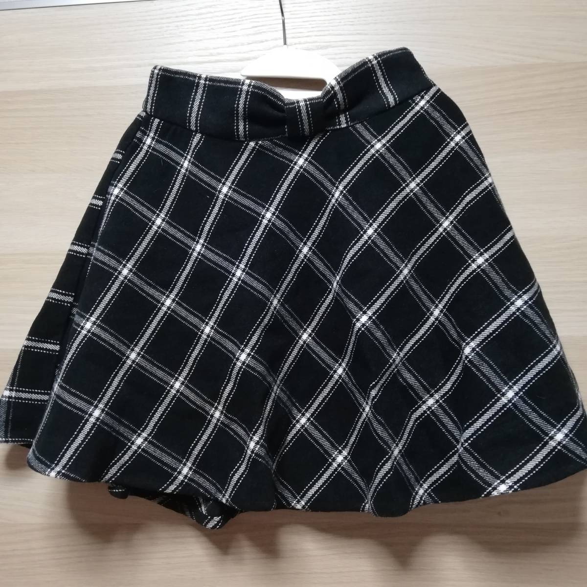 新品★INGNI イング/チェック柄 フレアスカート★定価3900円拍卖