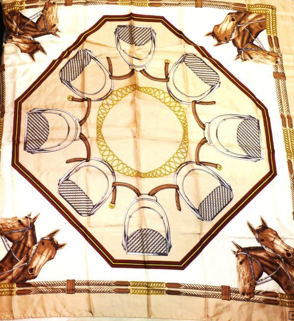 WAKO(和光)xRICHEL(リッチェル) シルクスカーフ 84cmx85cm 846348-F03A拍卖