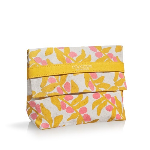 L´OCCITANE ☆ ロクシタン 非売品 ノベルティ 未使用 イエロー コレクション ポーチ ボタニカル拍卖