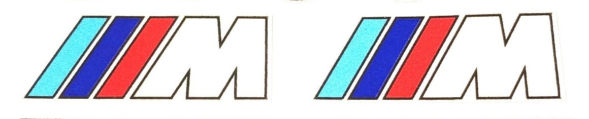 数量限定セール品 /// M 白系ロゴ 左右2セット ステッカー拍卖