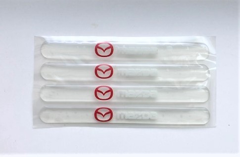 数量限定4枚セット MAZDA ドアミラー、ドアなどの傷防止保護 クリアーシール 厚さ約2mm拍卖