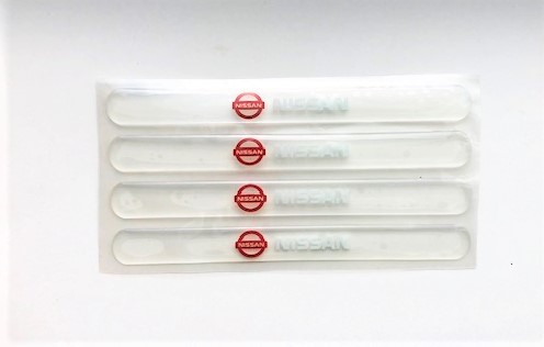 数量限定4枚セット NISSAN ドアミラー、ドアなどの傷防止保護クリアーシール 厚さ約2mm拍卖