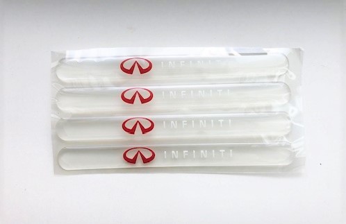 数量限定4枚セット INFINITI ドアミラー、ドアなどの傷防止保護クリアーシール 厚さ約2mm拍卖