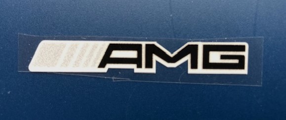 数量限定セール品 ///AMG 黒灰系ロゴ ミニステッカー拍卖