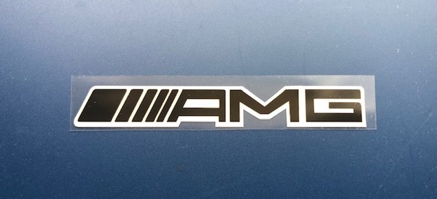 数量限定セール品 ///AMG 黒黒系ロゴ ステッカー拍卖