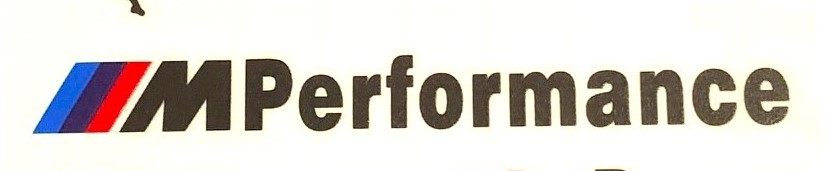 数量限定セール品 /// M Performance 黒系ロゴ ステッカー拍卖