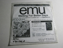 emu エミュー / waiting for better days 非売品CD拍卖