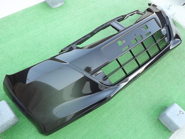 ★微傷,送料安,ブラックパール,中期/後期★フィットGE6/GE7/GE8/GE9フロントバンパー★フィットハイブリッドGP1,純正,黒★Re:P拍卖