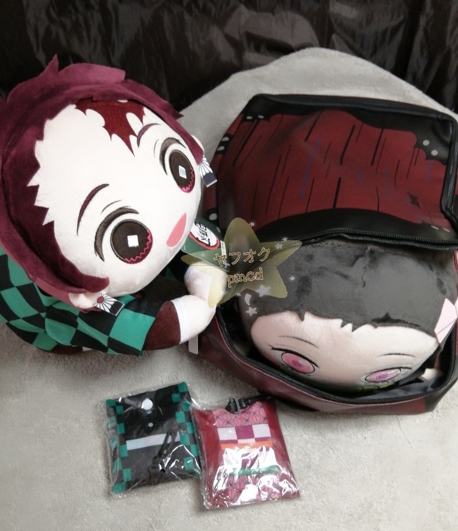 鬼滅の刃 炭治郎抱きつきまくら 禰豆子 寝そべりぬいぐるみ 鬼退治 エコバッグ 、 BOXリュック 木箱風 Demon slayer ZenMarket supported拍卖