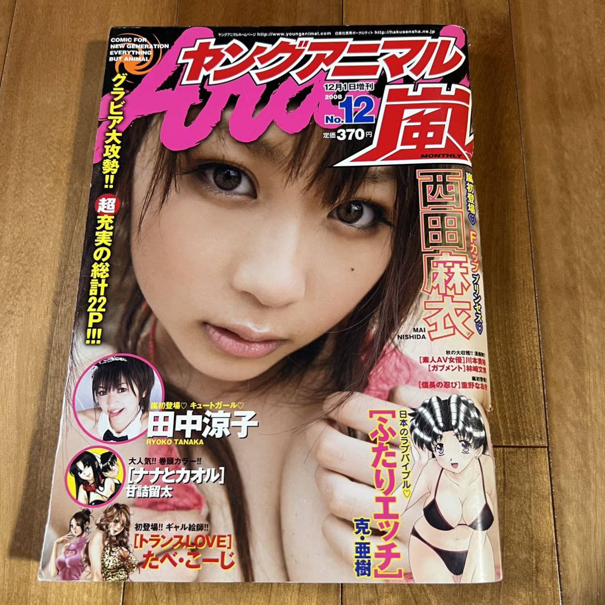 ヤングアニマル嵐2008年12月1日号No.12 (西田麻衣.田中涼子)拍卖