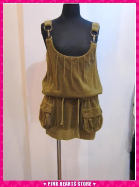 新品レディース◇JuddyCorn(ジュディコーン) べロアサロペットチュニック 43-5254拍卖