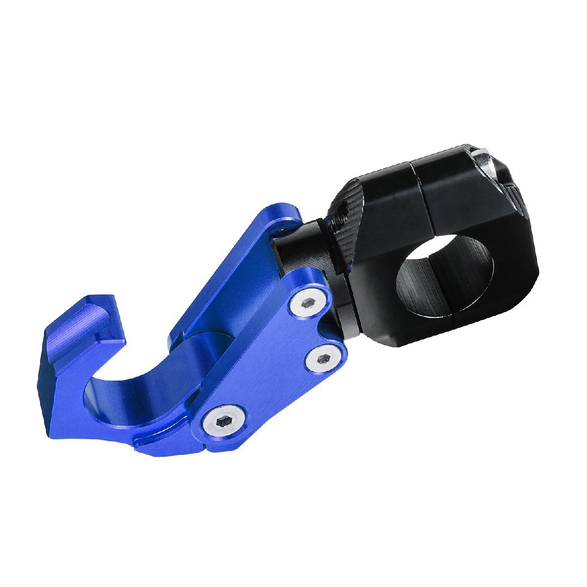 ハンドルフック ブルー 青 バイクコンビニフック ヘルメットホルダー ヘルメットホルダーフック バイク荷掛フック拍卖