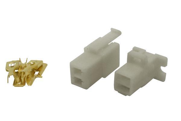 250型 コネクターセット 2極 カプラー オスメス端子付き バイクパーツセンター拍卖