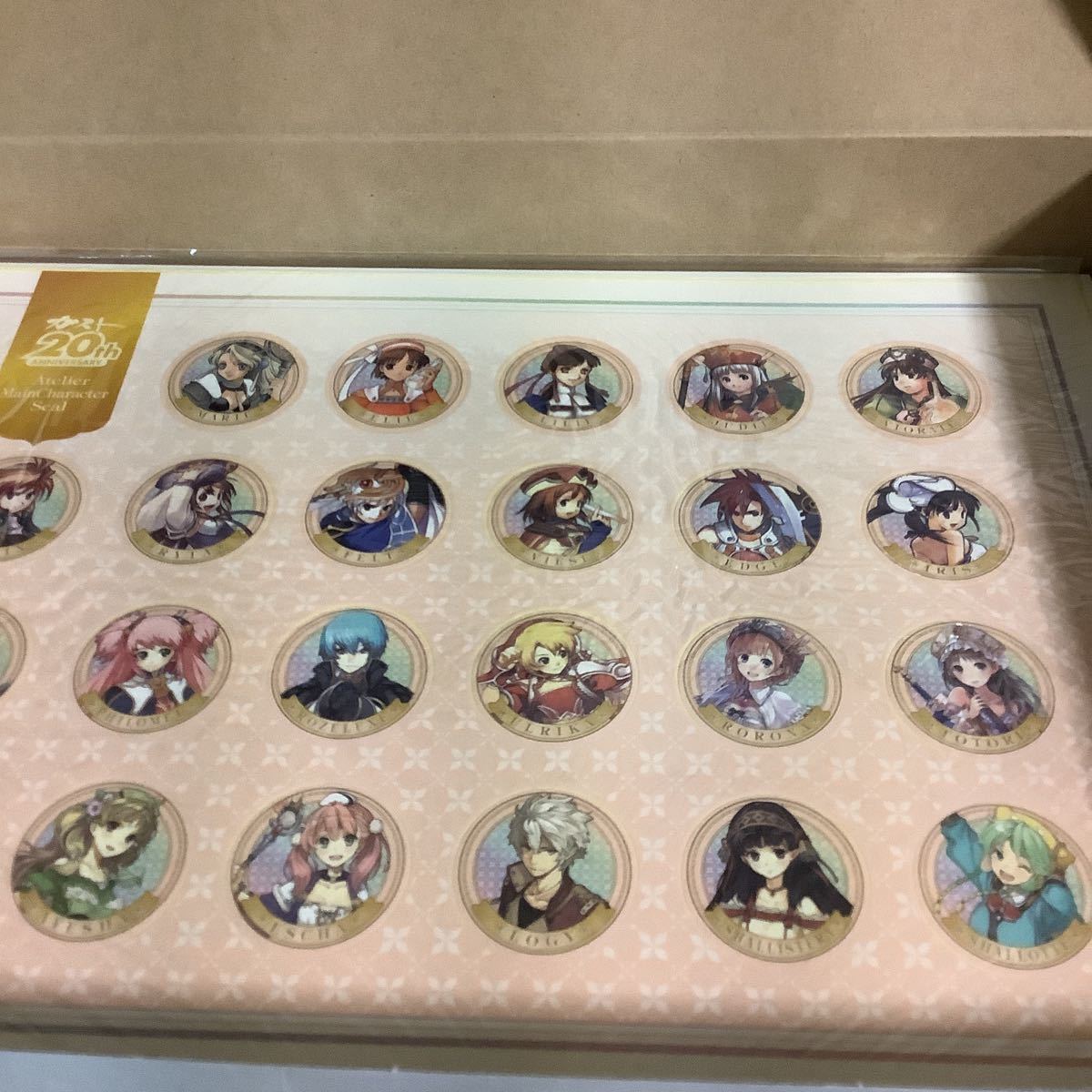 PS3 シャリーのアトリエ ~黄昏の海の錬金術士~ 20周年メモリアルボックス メインキャラクターシール 新品拍卖