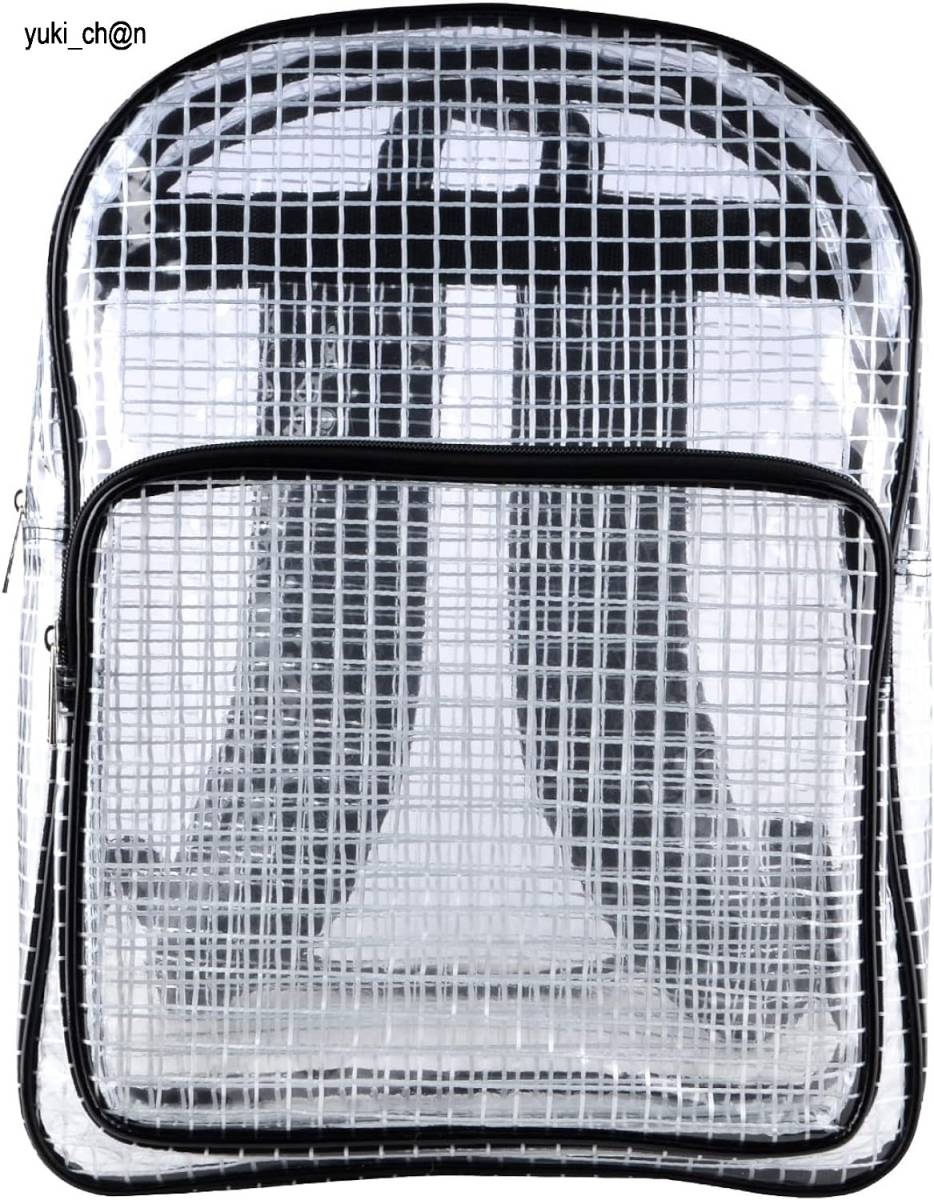 リュック 透明 バッグ メンズ a4 大容量 PVC 静電気リュックサック ビニール クリーンルーム 防水 丈夫 男女兼用 人気 A4拍卖