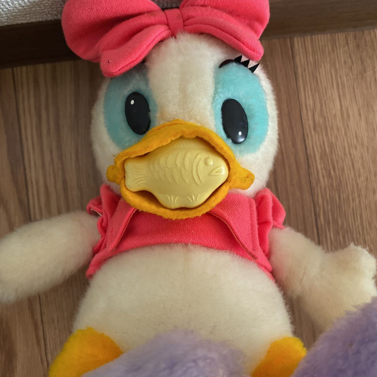 レア Disney ディズニー デイジーダック Daisy Duck デイジー ぬいぐるみ ぬいぐるみマスコット サンアンドスター レトロ 値下げ拍卖