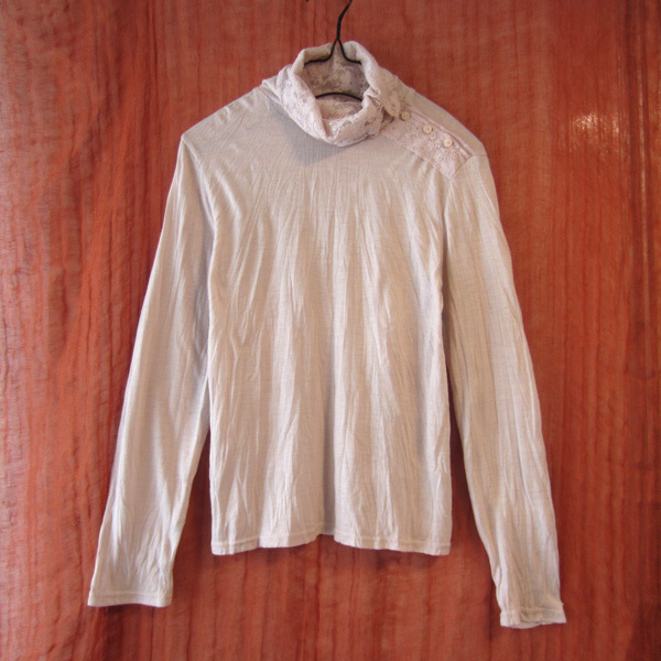 OLIVE de OLIVE シワ加工 長袖カットソー 薄ピンク拍卖