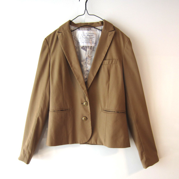 美品 mysty woman テーラードジェケット キャメル 拍卖