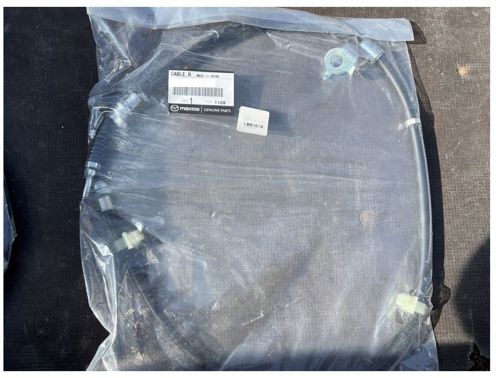 ★新品 未使用 純正部品 マツダ NDロードスター サイドブレーキワイヤー フロント リア 3点セット 990S Sグレード ND5RC ★拍卖