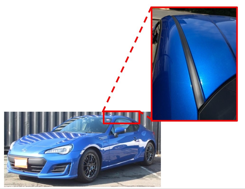 ★新品 未使用 純正部品 スバル BRZ ルーフモール モールディング モールデイングルーフライト 左右セット★拍卖