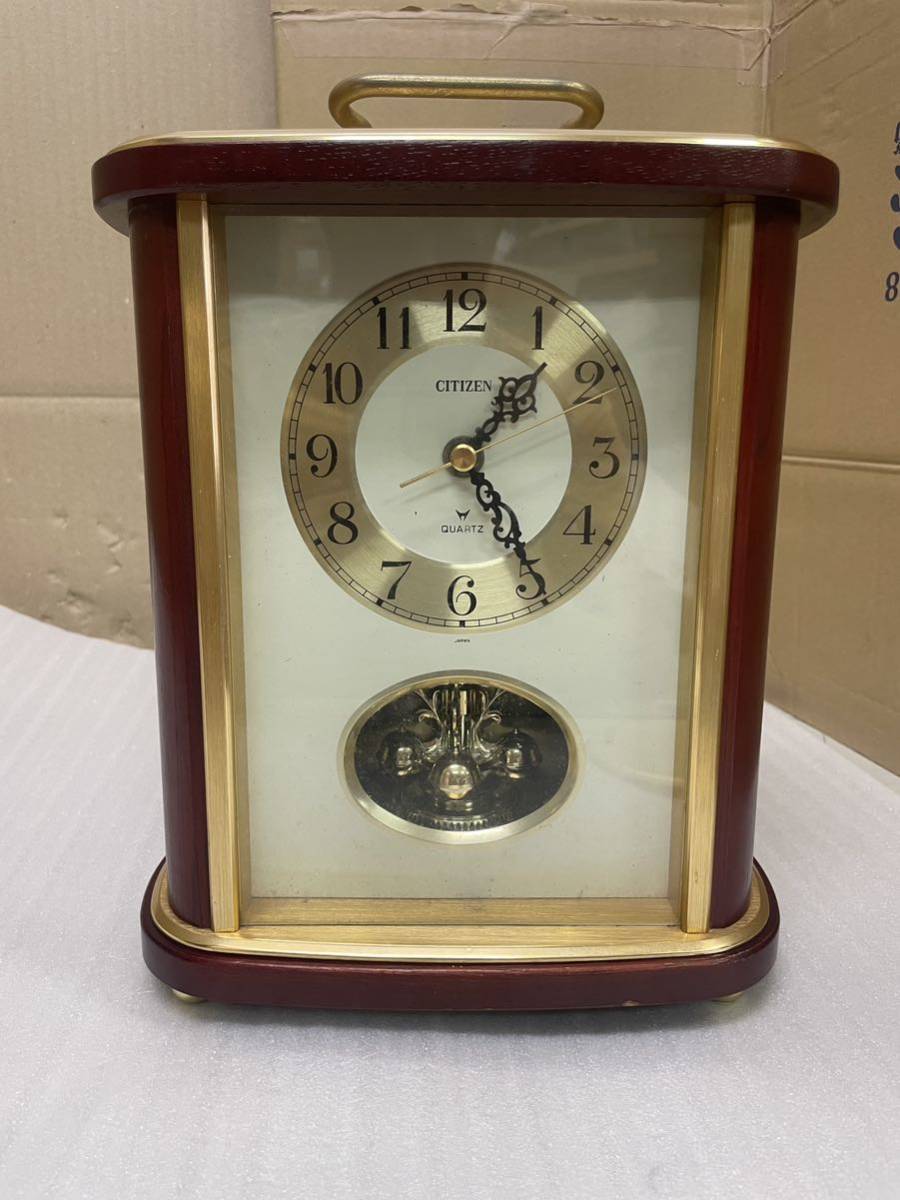 CITIZEN 4RG268 動作可/下の飾りも正常に動作します。長時間の確認し無いですから、現状品、ジャンク品、ガラス、汚れ、傷など有り拍卖