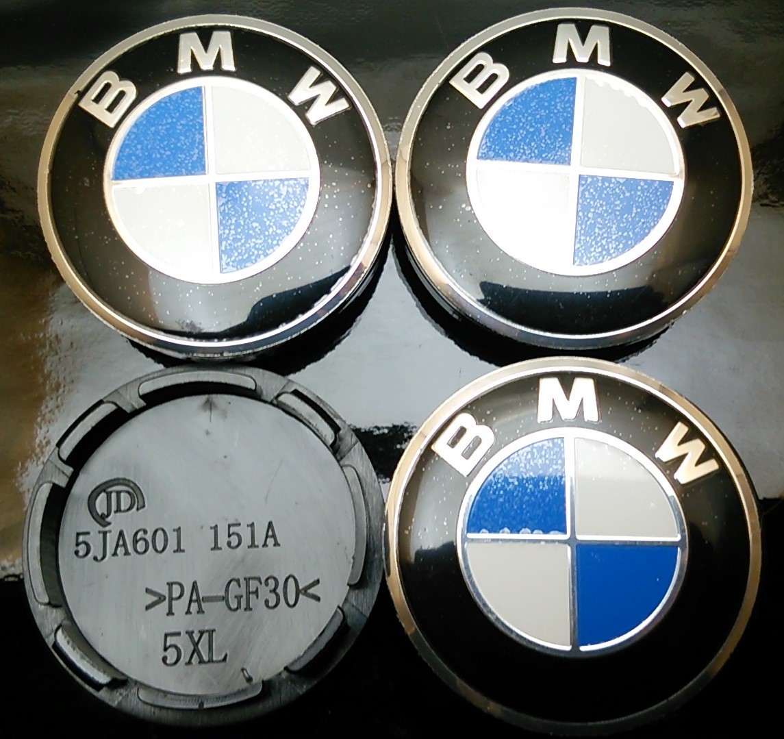 BMW 56mm 青白 ホイールキャップ 4こ M4 M3 X6 X2 ALPINA E46 E39 E36 F30 X5 F10 3シリーズ 5シリーズ 1シリーズ X1 7シリーズ X3拍卖