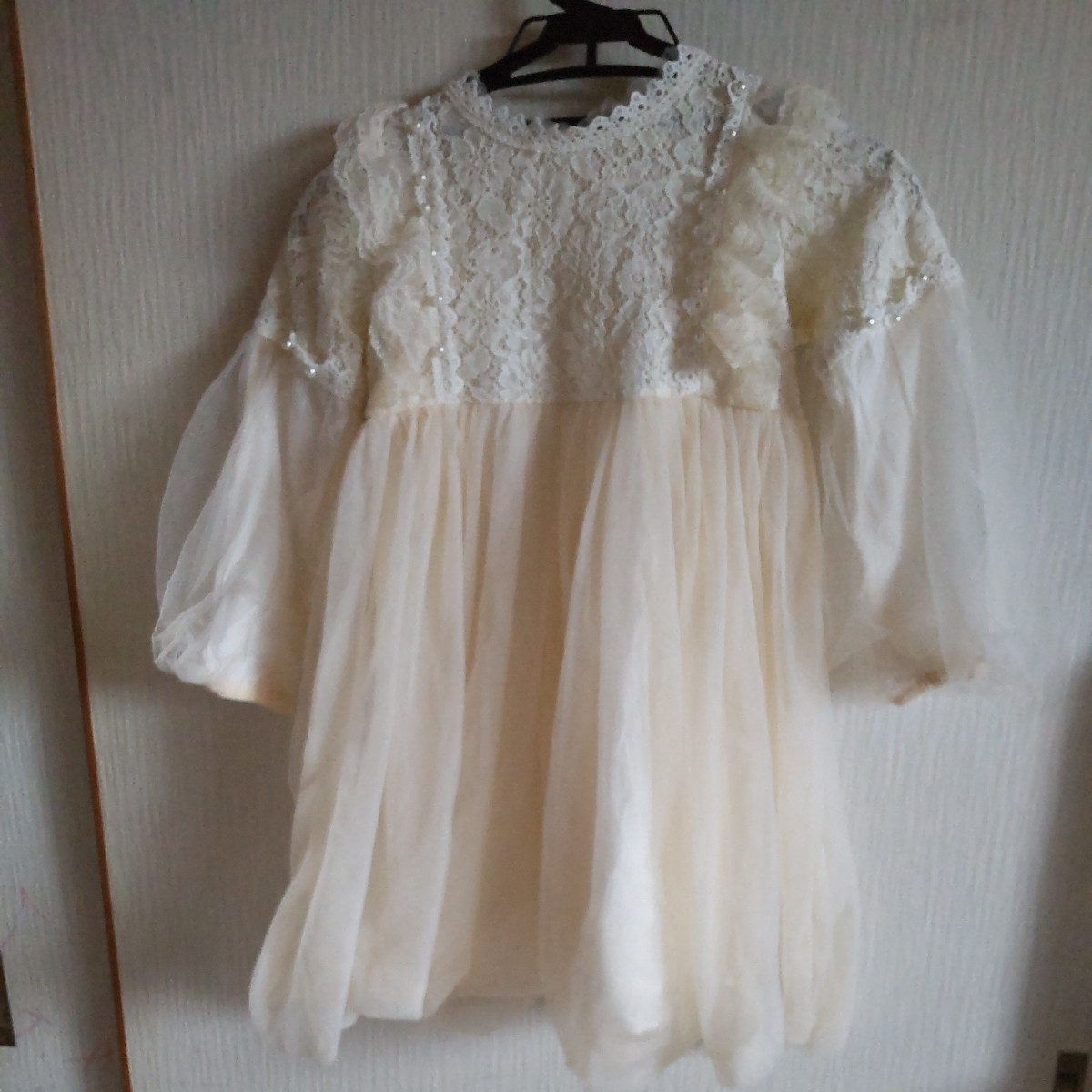 発表会 可憐 753 七五三 プリンセス フォーマル パーティ 結婚式 150 レース  ワンピース ドレス  チュニック シフォン拍卖