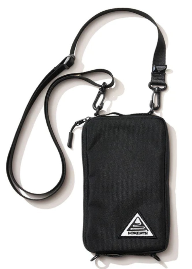 新品HOME MOUNTAIN(ホームマウンテン) Utility Phone Sling(ユーティリティフォンスリング) BLACK拍卖
