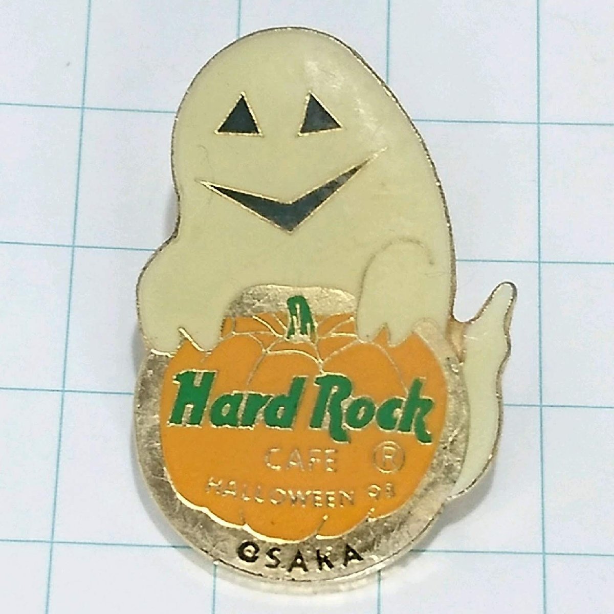 送料無料)Hard Rock Cafe おばけ ハードロックカフェ ピンバッジ PINS ブローチ ピンズ A20094拍卖