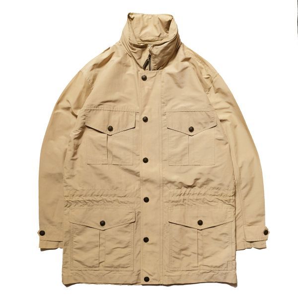 90's LLビーン M-65タイプ 60/40 コットン ナイロン ジャケット (M) タン系 マウンテンパーカー フード 90年代 旧タグ オールド LL.Bean拍卖