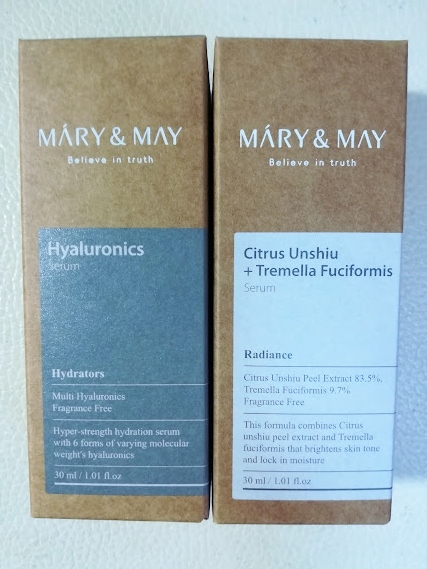 韓国コスメ MARY & MAY Hyaluronics Citrus Unshiu 2箱拍卖