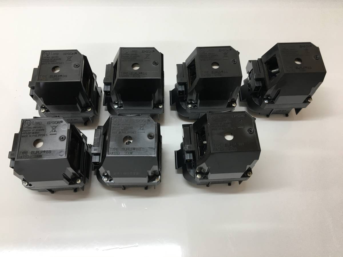 A20697)EPSON ELPLP88 プロジェクターランプ 現状品7点セット拍卖