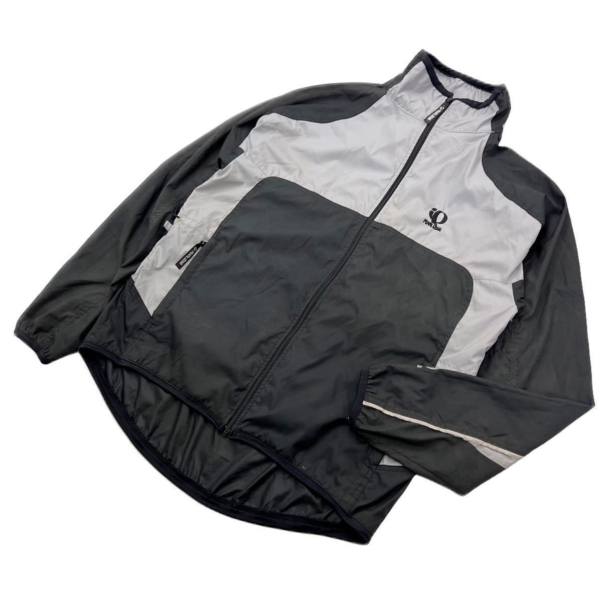 パールイズミ ランドショット ☆ ナイロンジャケット 薄手 防風 ブラック グレー SM相当 自転車 ロードバイク PERL IZUMI LANDSHOT■BH145拍卖