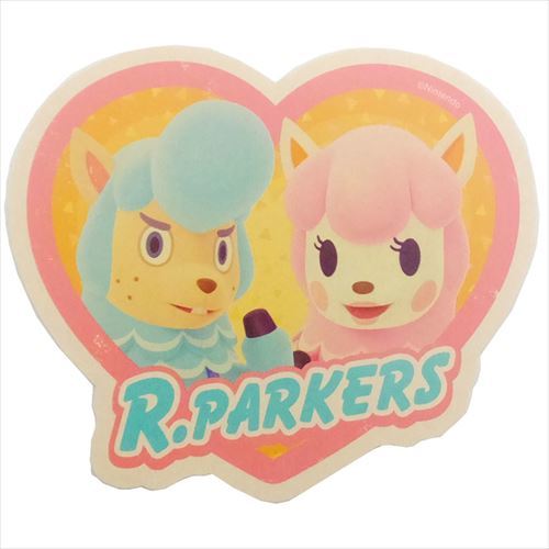 ◎新品 どうぶつの森 トラベルステッカー No3 Rパーカーズ リサとカイゾー シール 目印に あつ森 ポケ森拍卖