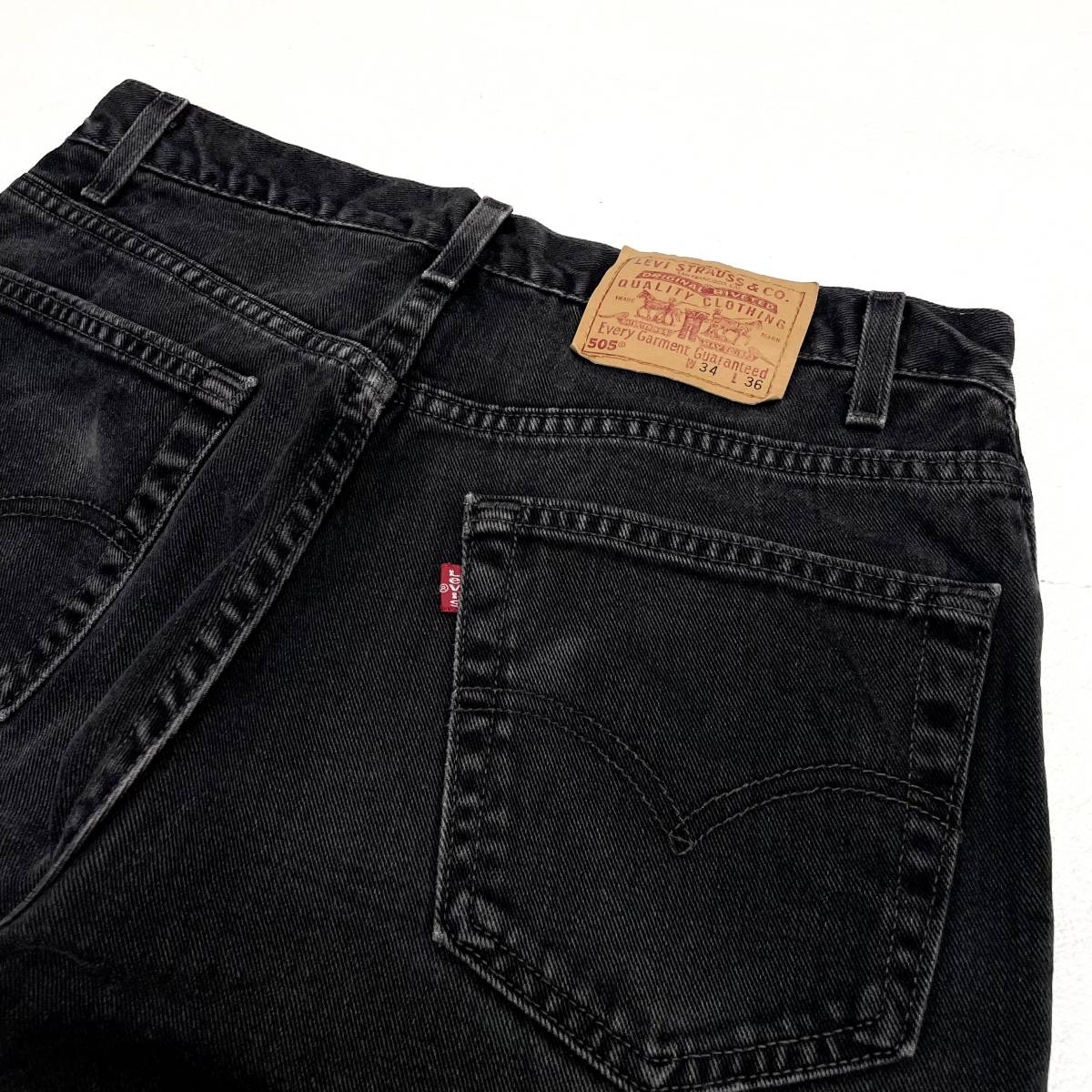 USA製 00’s Levi’s 505 ブラック デニム パンツ W33 / 黒 ジーンズ リーバイス 00年代 ヴィンテージ オールド レア アメリカ古着拍卖