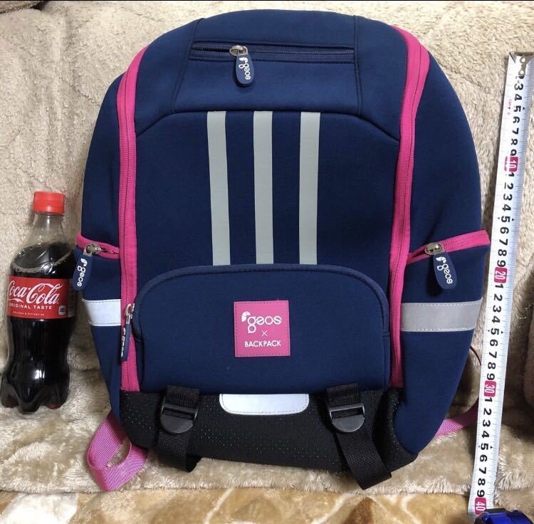 YK-4883 ※難あり 中古品 geos BACKPACK バック リュック かばん バックパック 約40cm×約25cm×約8cm拍卖